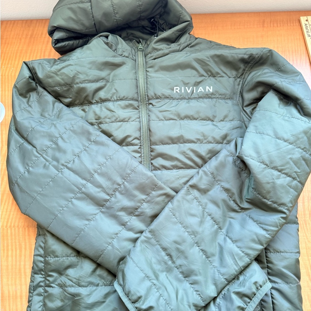 Rivian Green Puffer Jacket